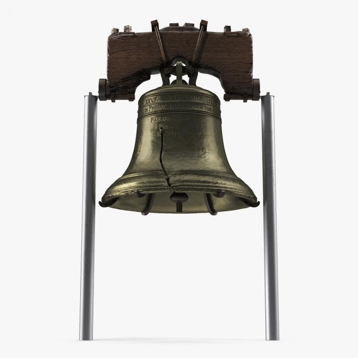 3D model Liberty Bell Independence Hall