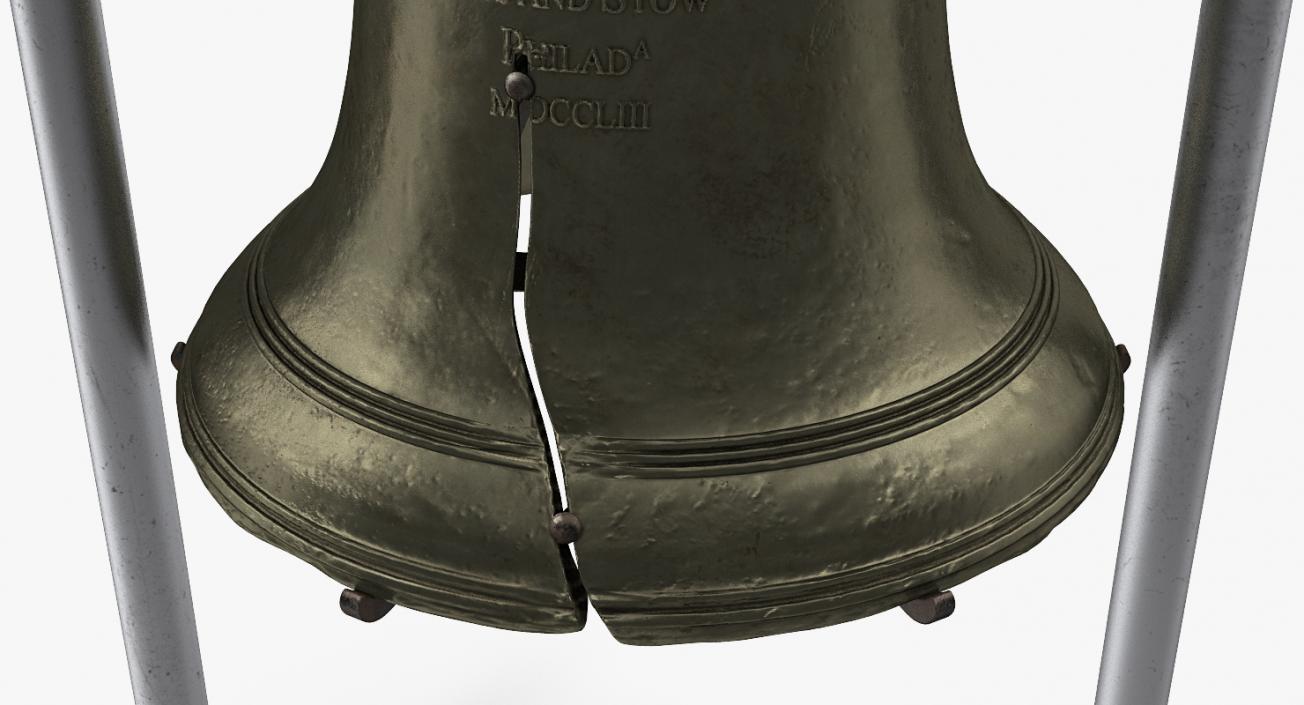 3D model Liberty Bell Independence Hall