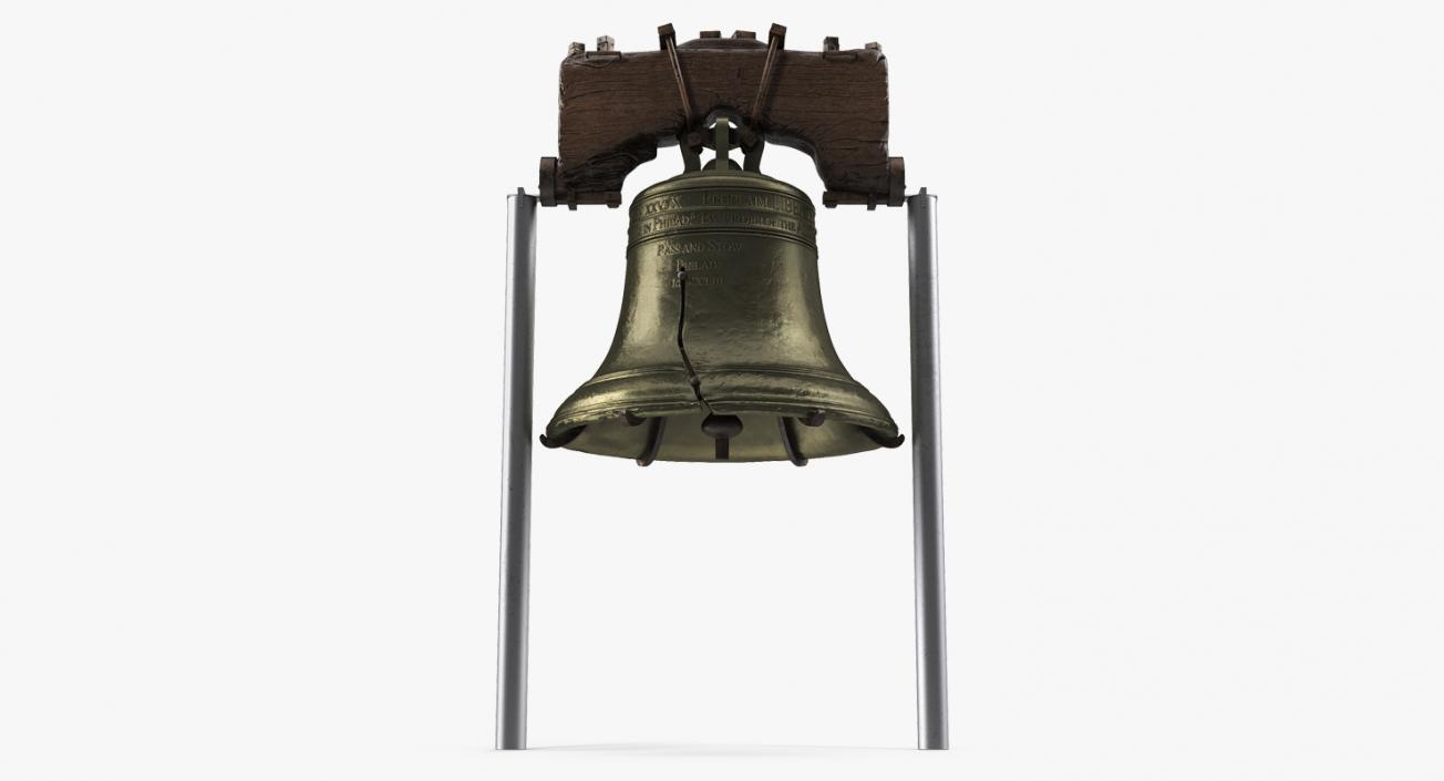 3D model Liberty Bell Independence Hall