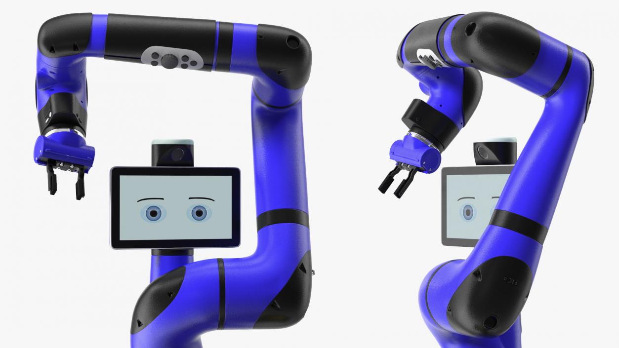 3D model Collaborative Robot with Mobile Pedestal