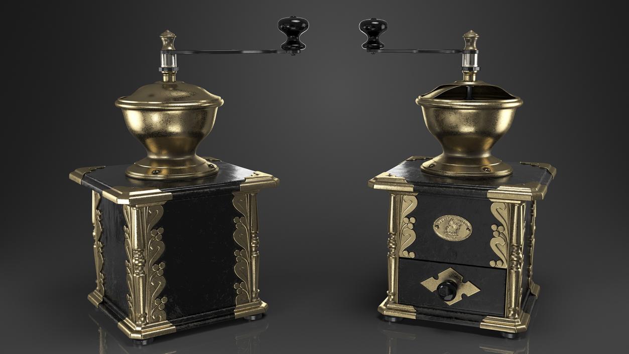 3D model Coffee Mills Collection 3