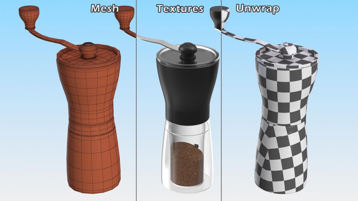 3D model Coffee Mills Collection 3