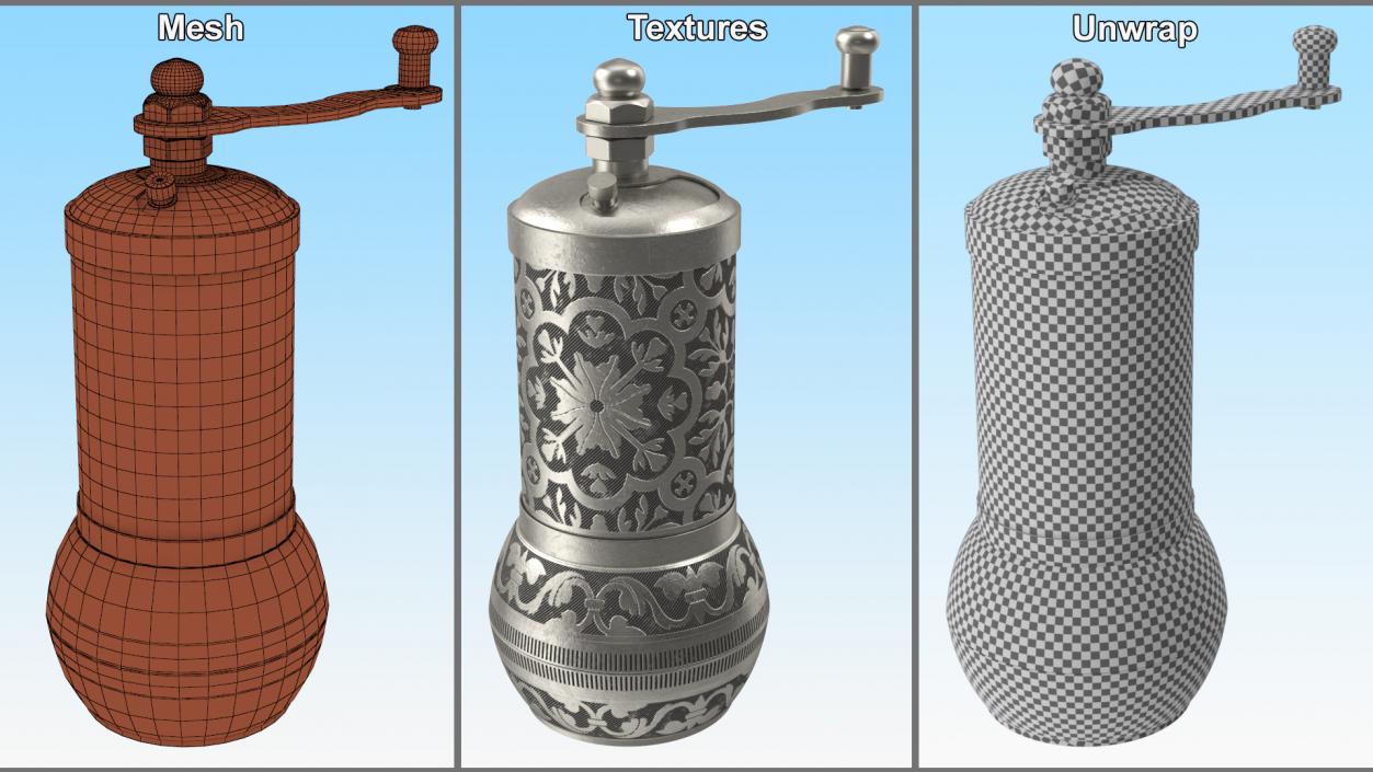 3D model Coffee Mills Collection 3