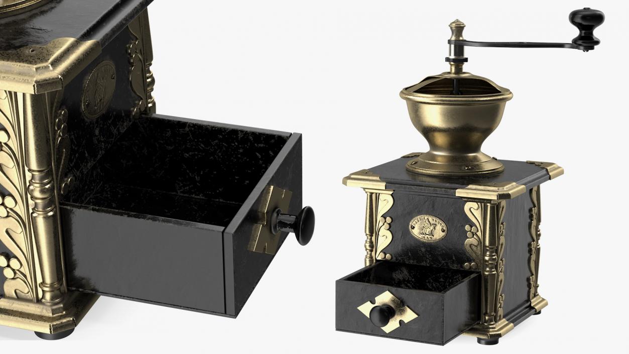 3D model Coffee Mills Collection 3