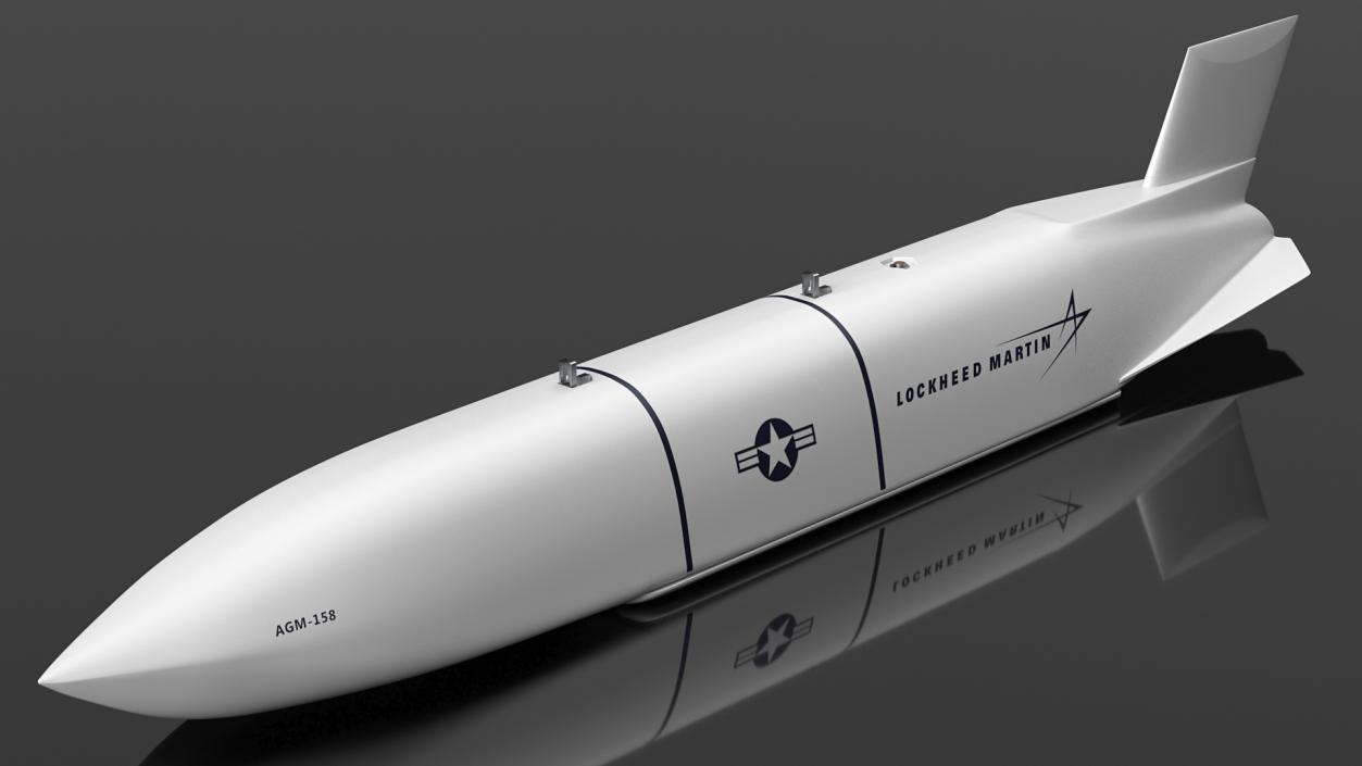 3D Cruise Missile AGM 158 JASSM model