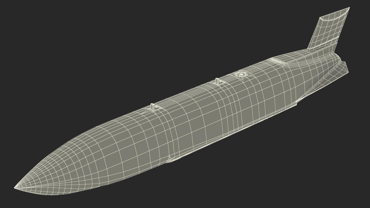 3D Cruise Missile AGM 158 JASSM model