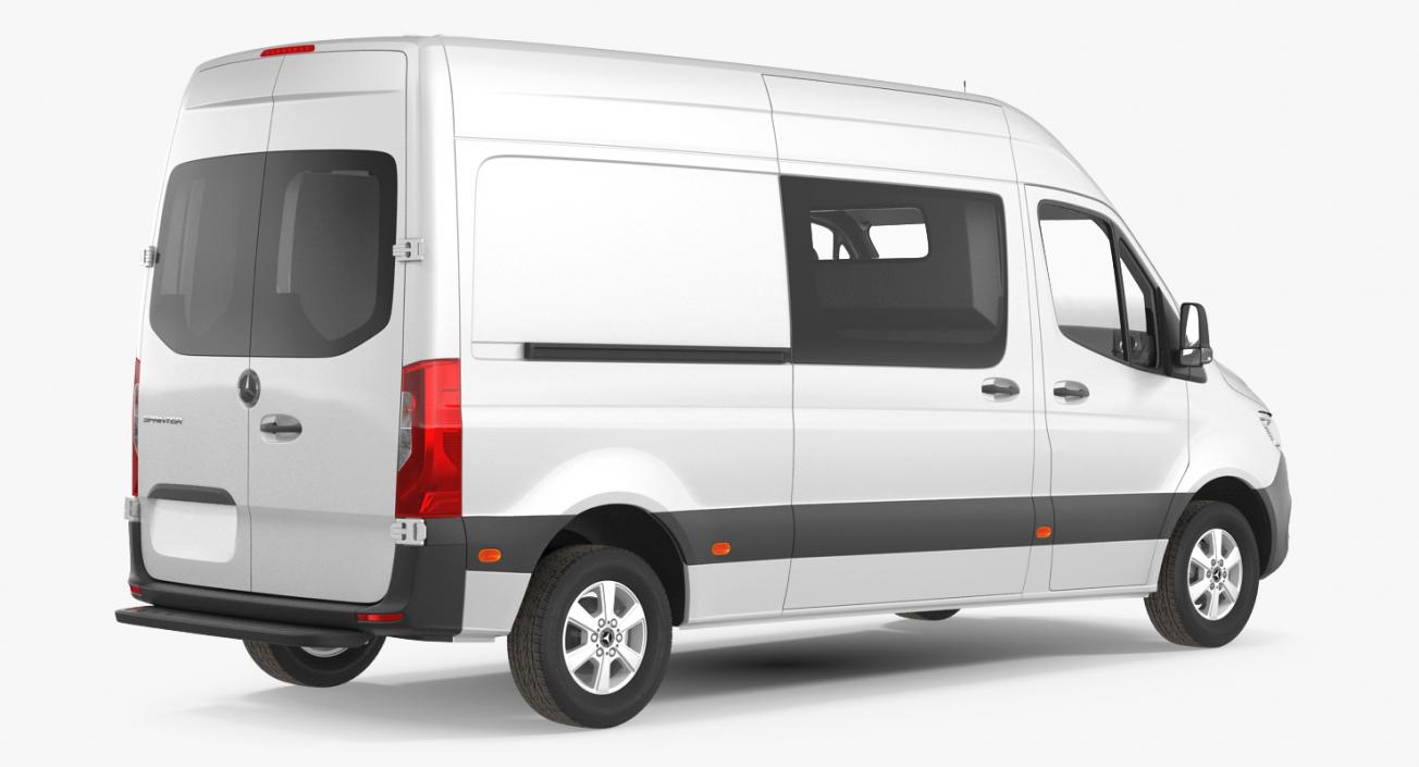 2019 Mercedes Sprinter Van Rigged for Maya 3D