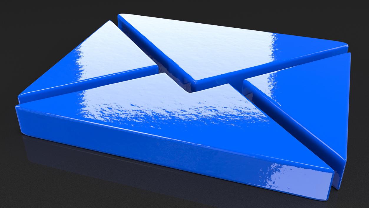 Message Letter Icon 3D model