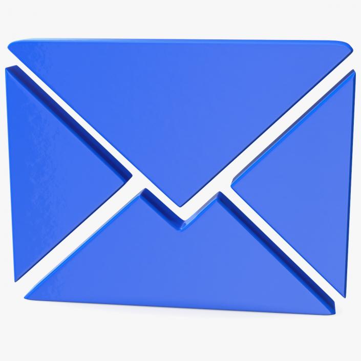 Message Letter Icon 3D model