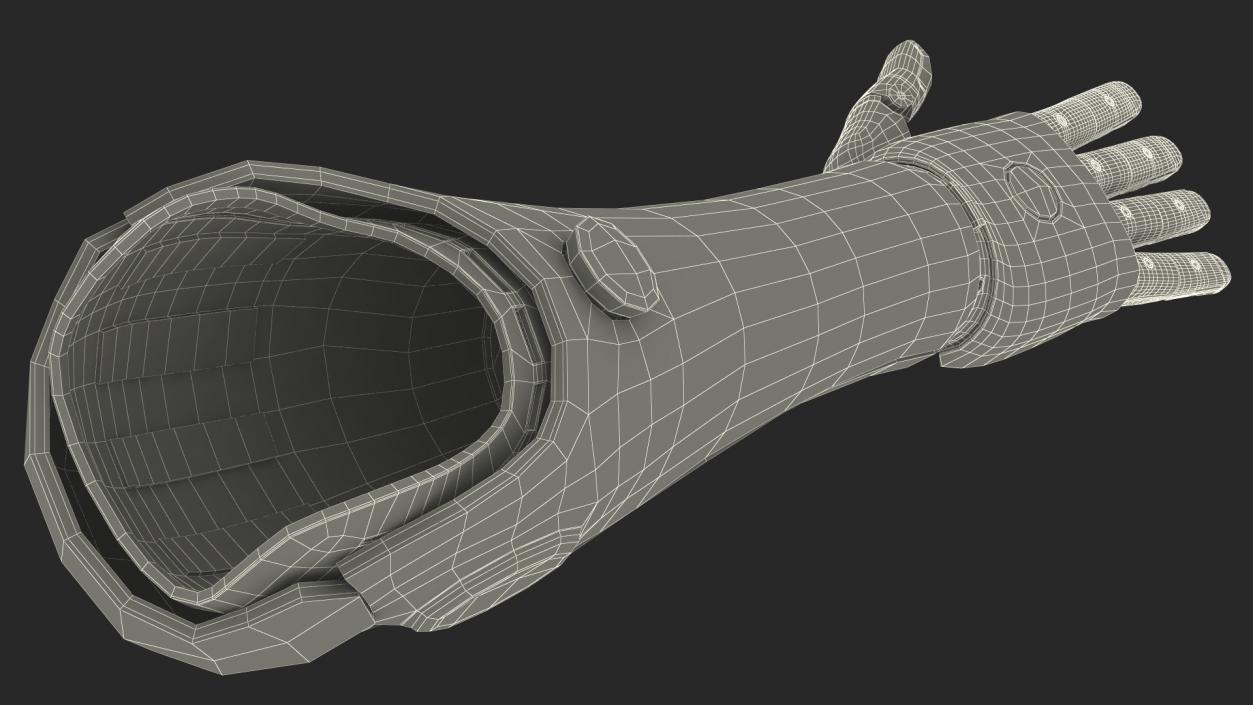 3D model Prosthetic Arm Rigged for Cinema 4D