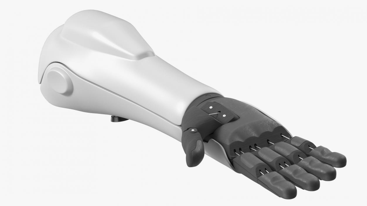 3D model Prosthetic Arm Rigged for Cinema 4D