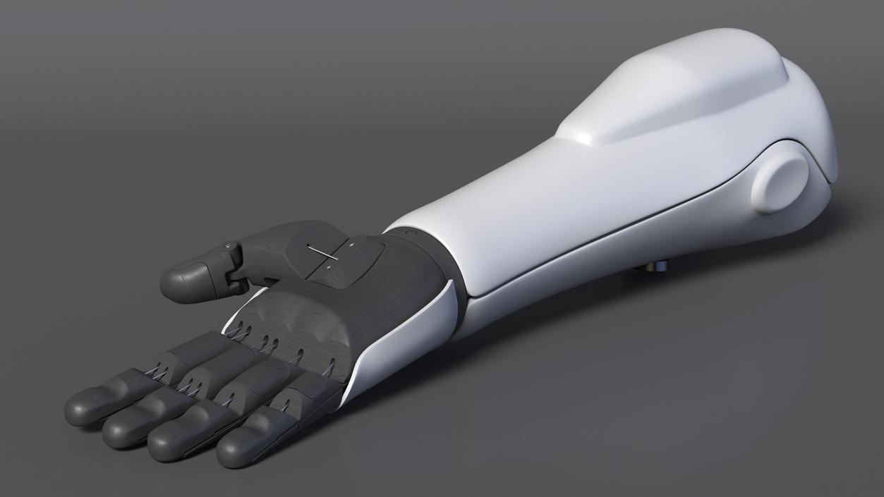 3D model Prosthetic Arm Rigged for Cinema 4D