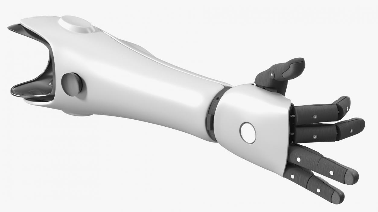 3D model Prosthetic Arm Rigged for Cinema 4D