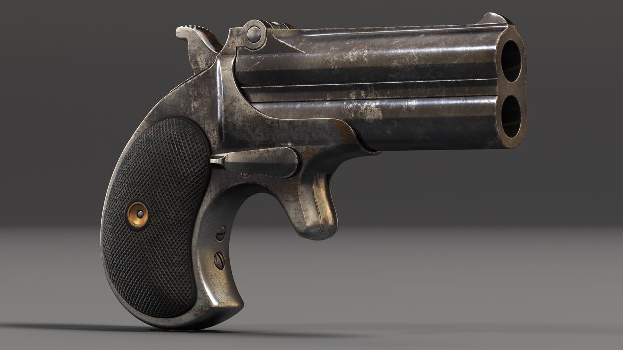 3D Old Gun Remington Model 95