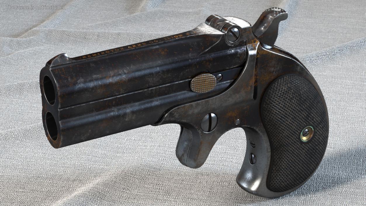 3D Old Gun Remington Model 95