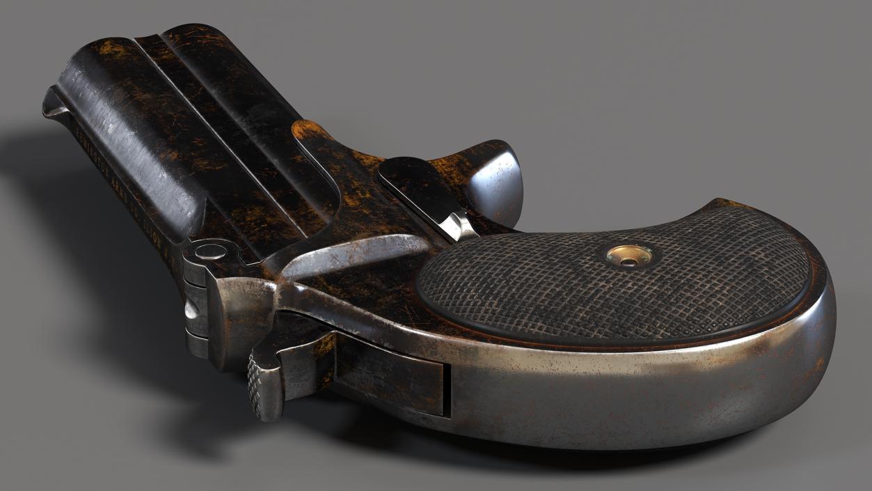 3D Old Gun Remington Model 95