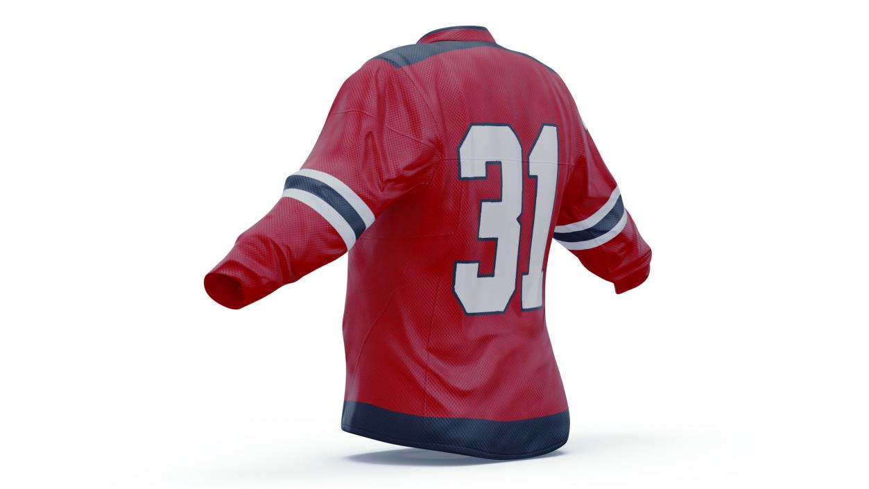 3D Hockey Jersey NJ Devils model