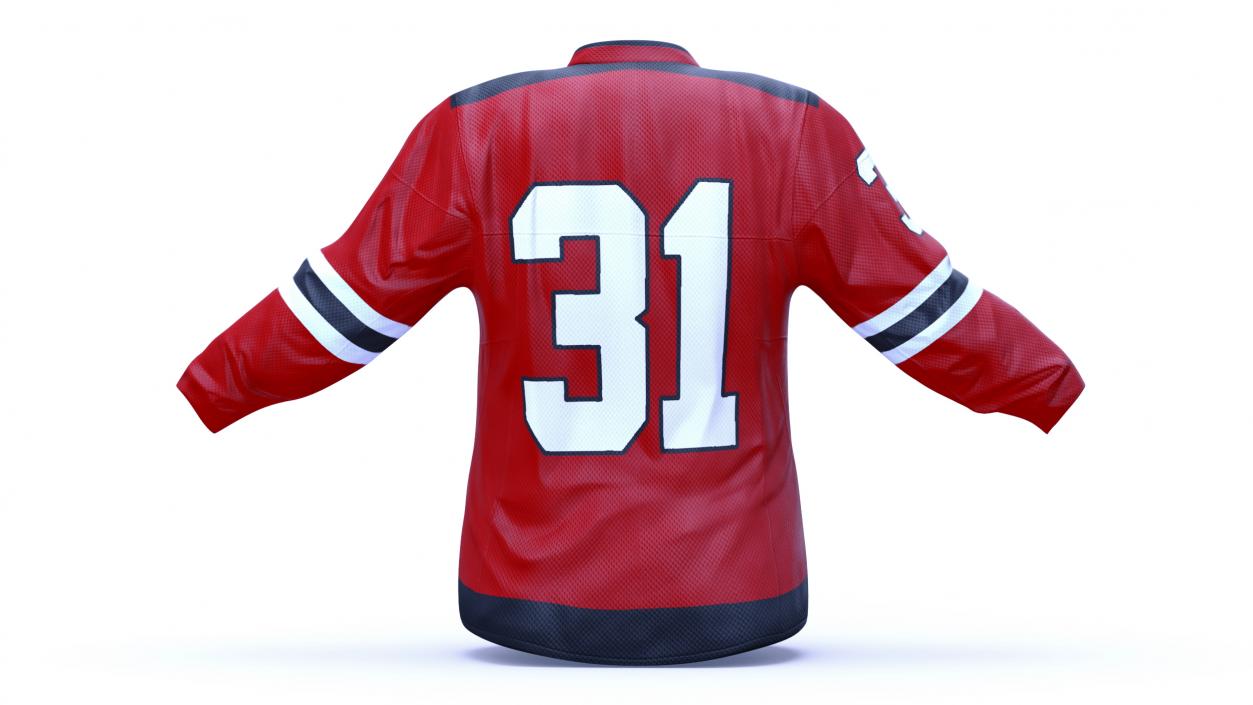 3D Hockey Jersey NJ Devils model