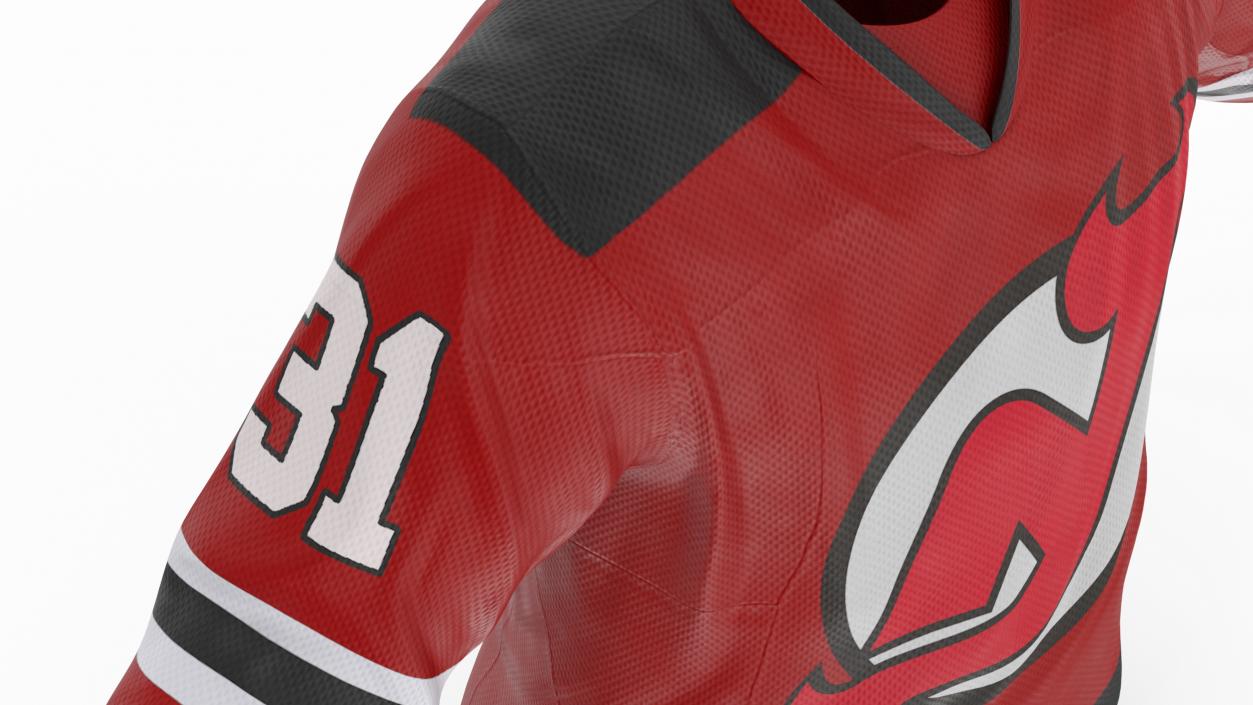 3D Hockey Jersey NJ Devils model