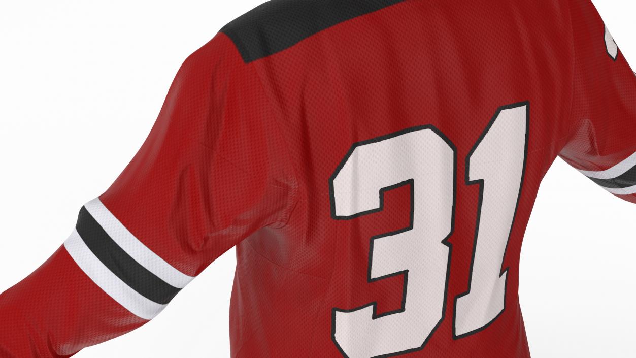 3D Hockey Jersey NJ Devils model