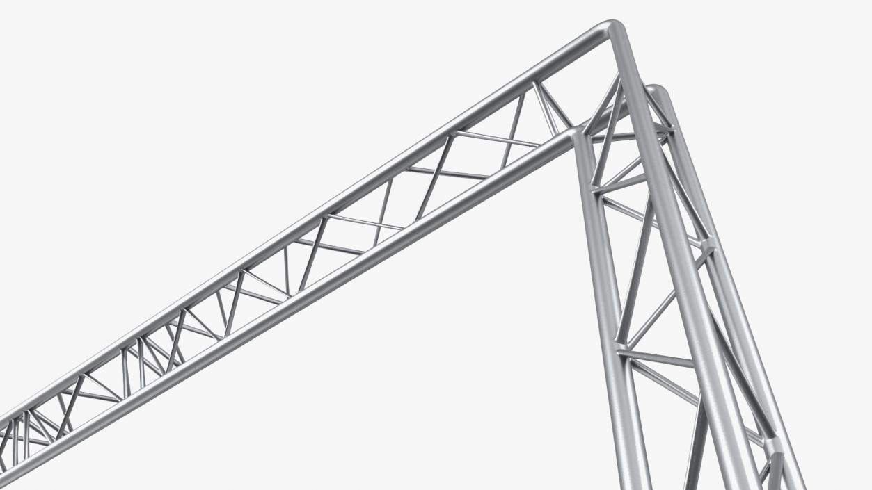 3D Square Truss Goal Post Lighting System model