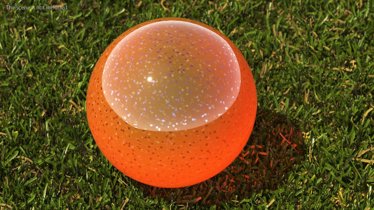 3D model Glitter Field Hockey Ball