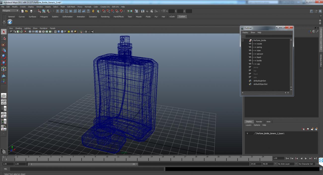 Perfume Bottle Generic 2 3D model