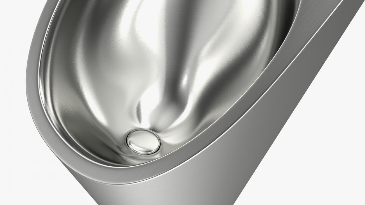 3D Stainless Steel Pod Urinal