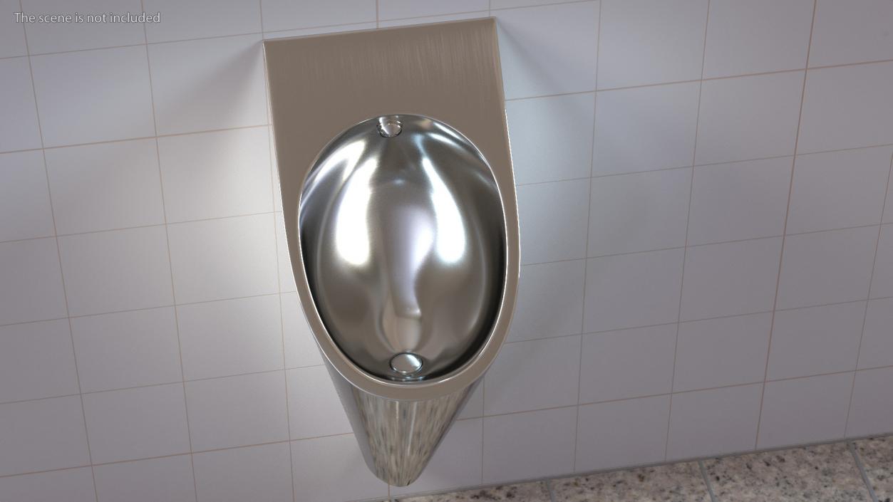 3D Stainless Steel Pod Urinal