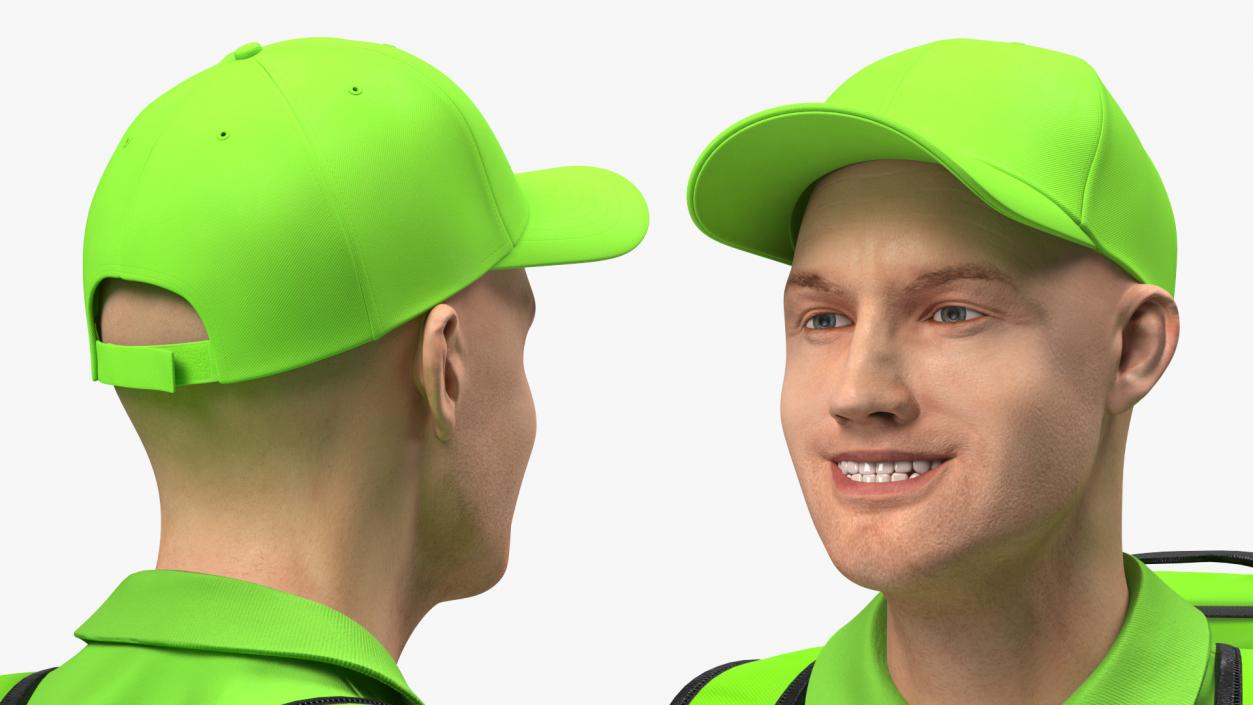 3D Delivery Men Collection model