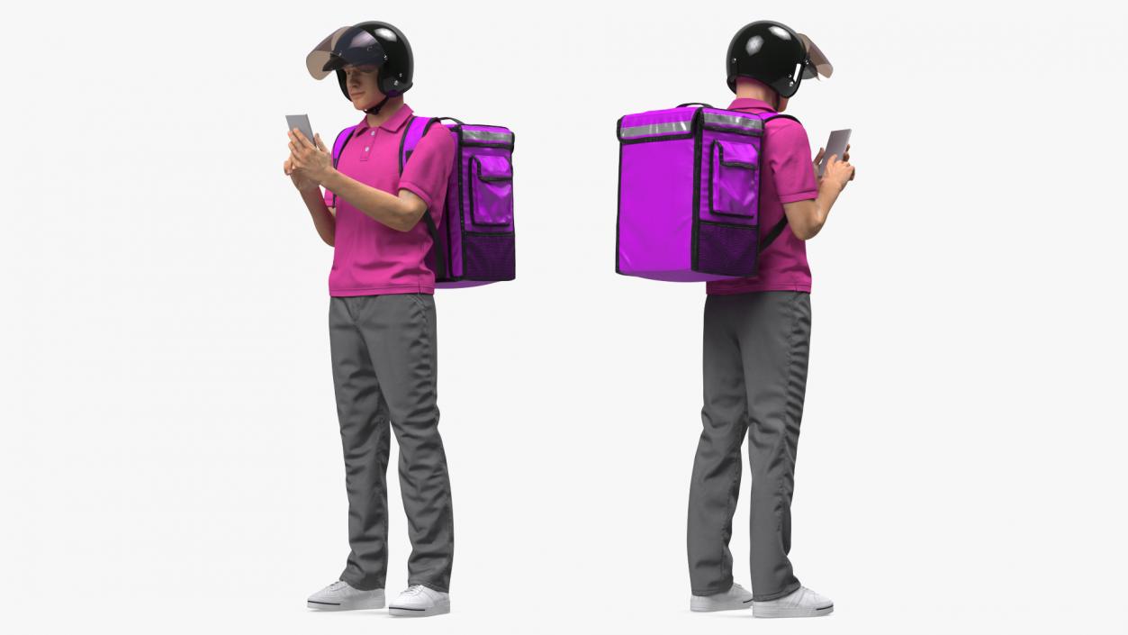 3D Delivery Men Collection model