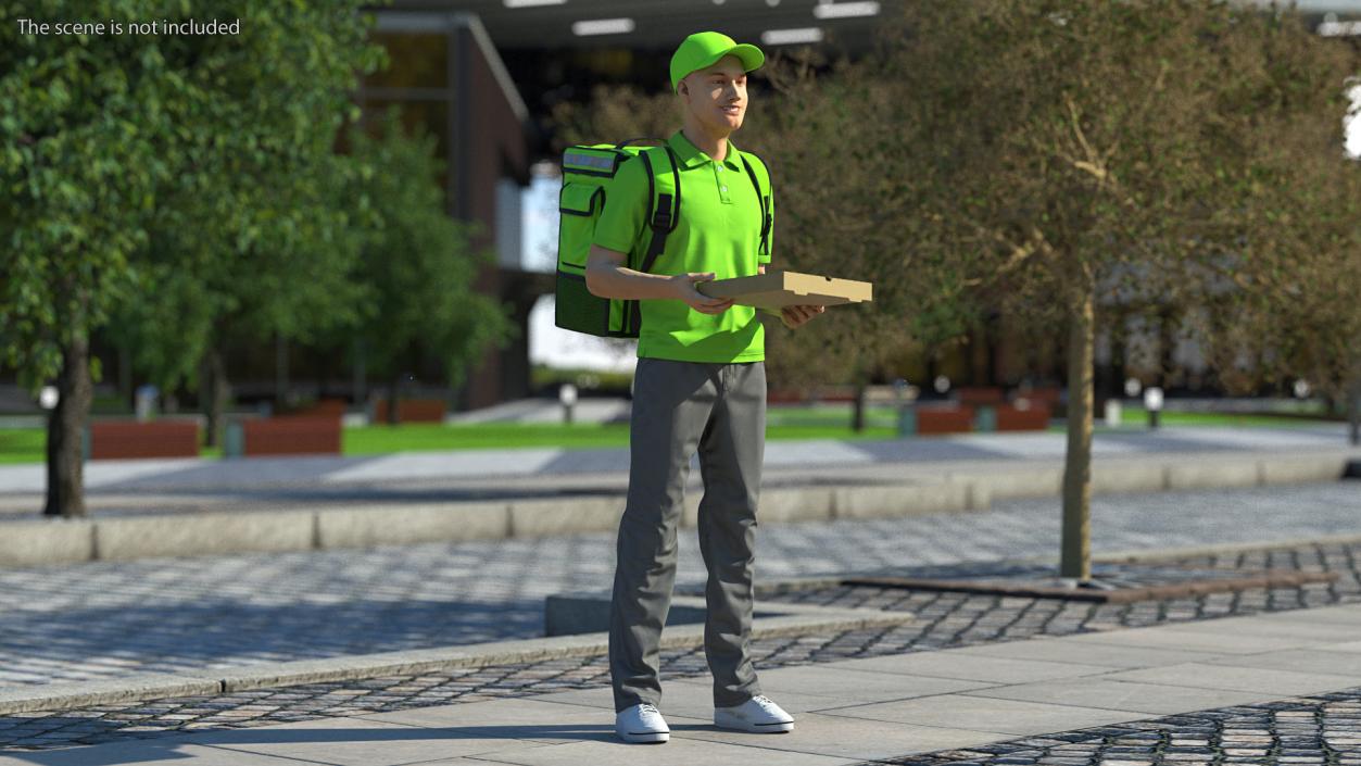 3D Delivery Men Collection model