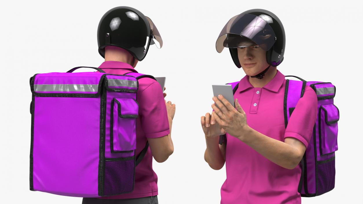 3D Delivery Men Collection model