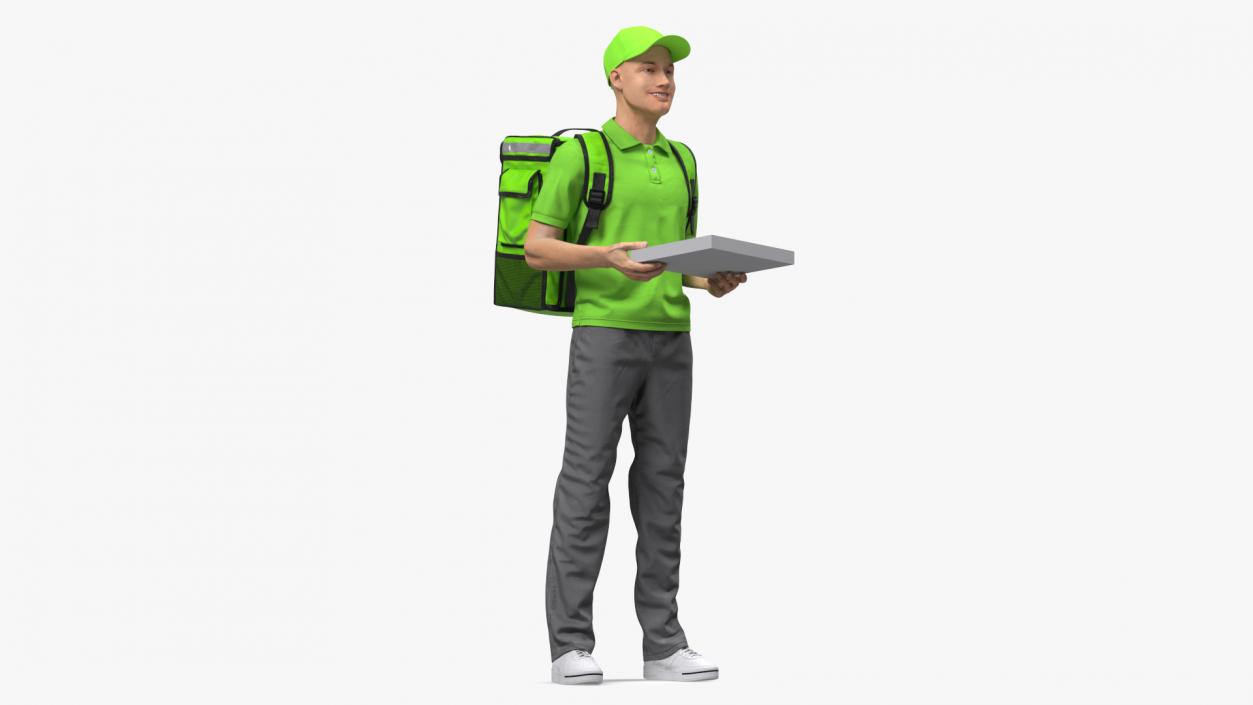 3D Delivery Men Collection model