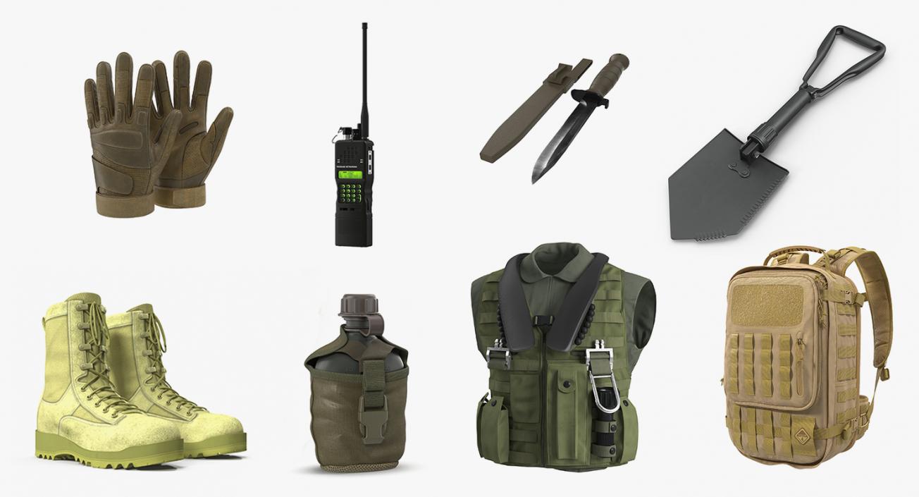 Military Stuff Collection 3 3D