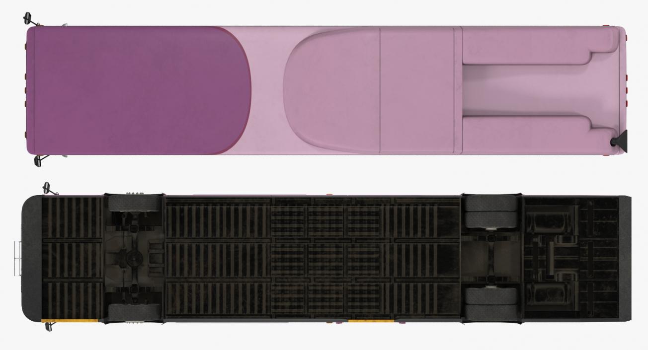 3D Gillig Low Floor Diesel Electric Hybrid Bus model