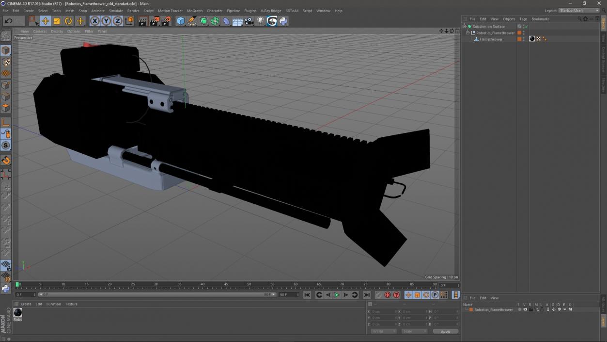 3D Robotics Flamethrower