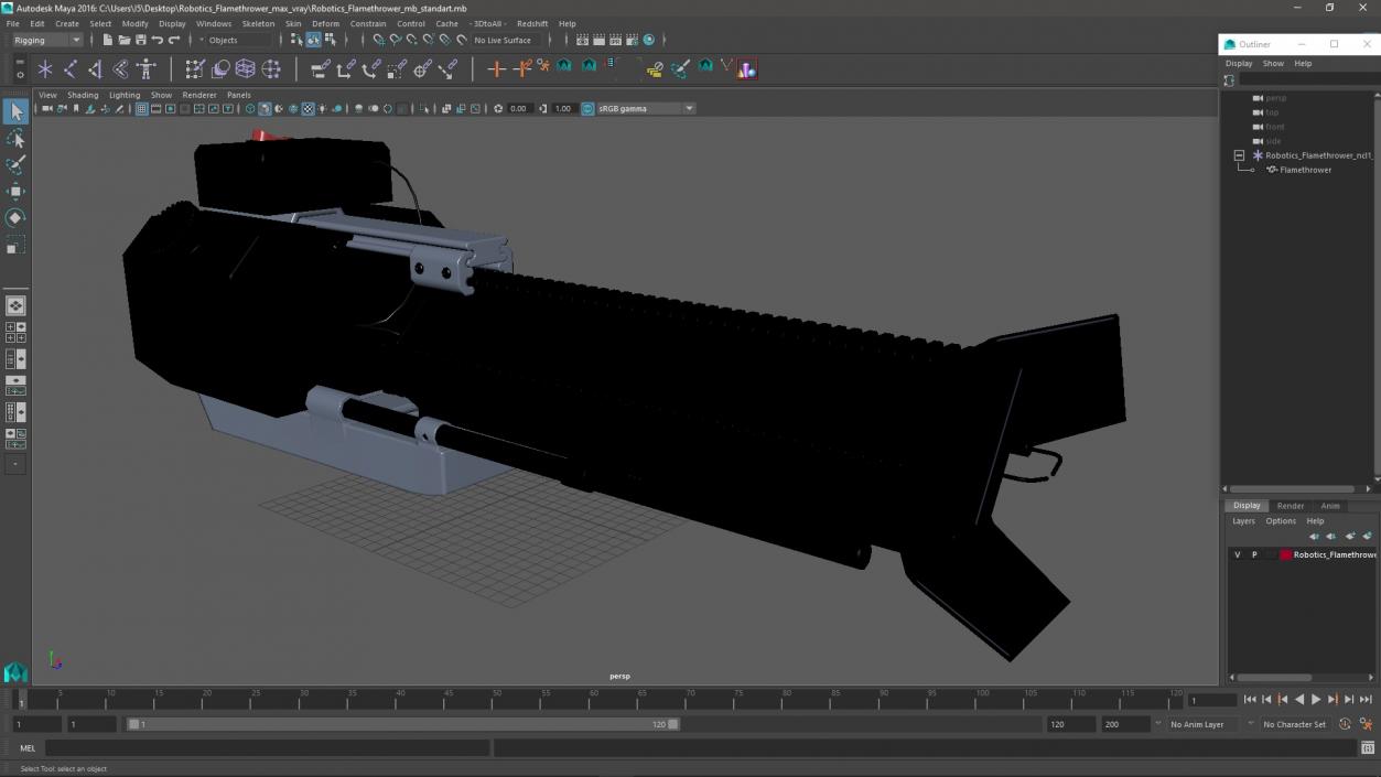 3D Robotics Flamethrower