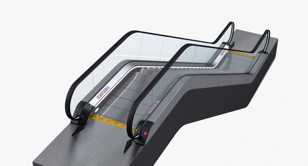 3D Escalator and Moving Walkway Rigged Collection