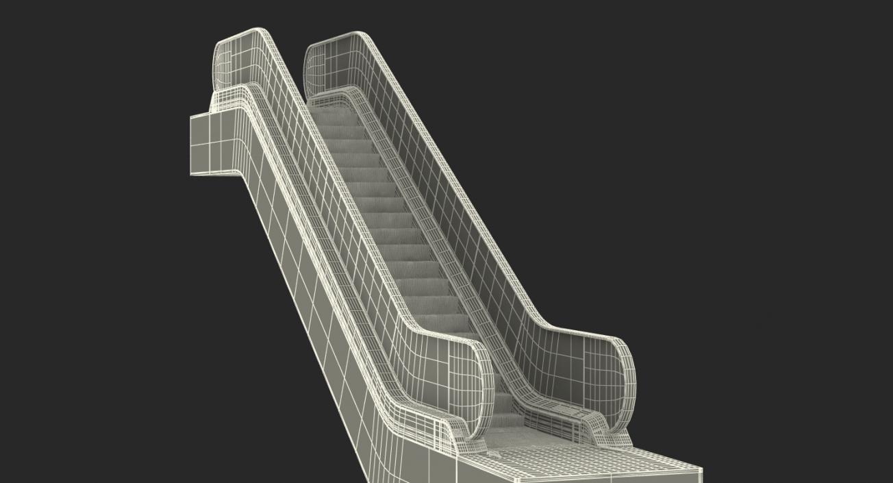 3D Escalator and Moving Walkway Rigged Collection