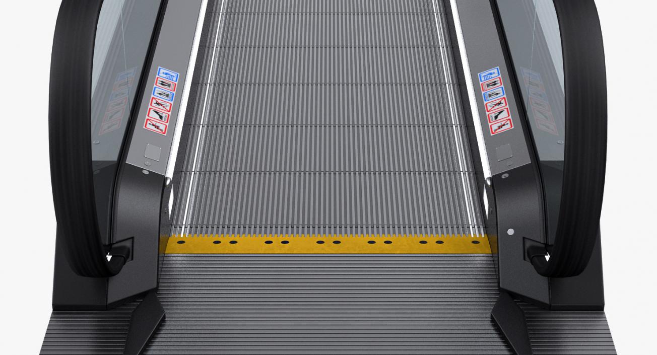 3D Escalator and Moving Walkway Rigged Collection