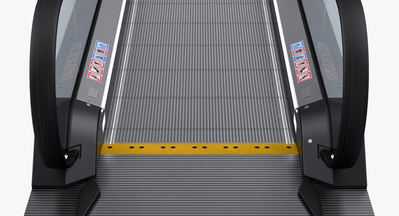 3D Escalator and Moving Walkway Rigged Collection