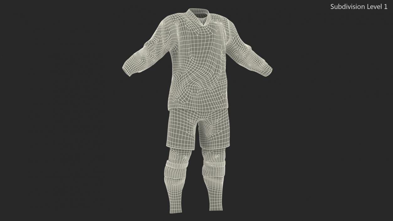 3D model Hockey Clothes Green