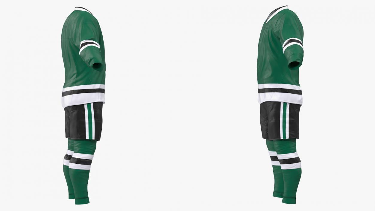 3D model Hockey Clothes Green