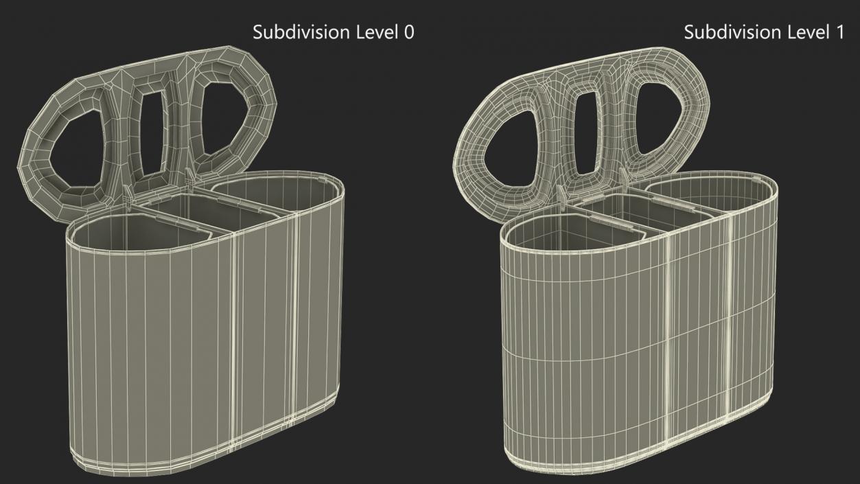 Recycle Bin Triple Aperture 3D