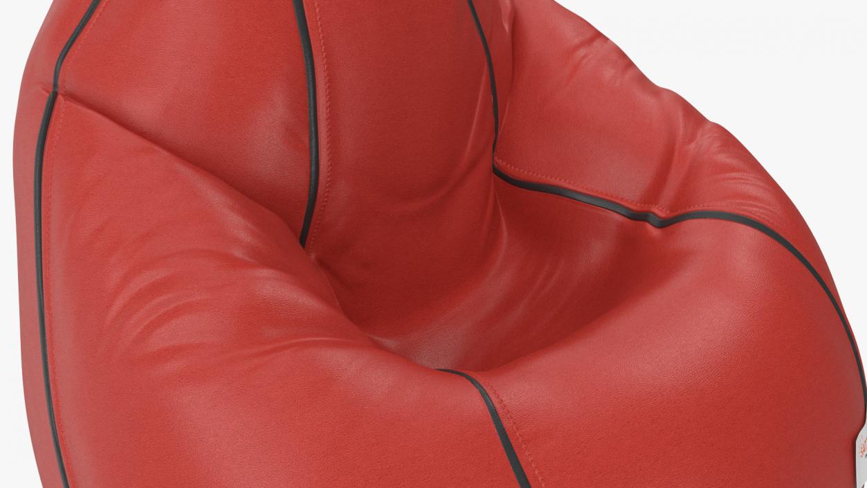 3D Sattva Red Sack-Chair