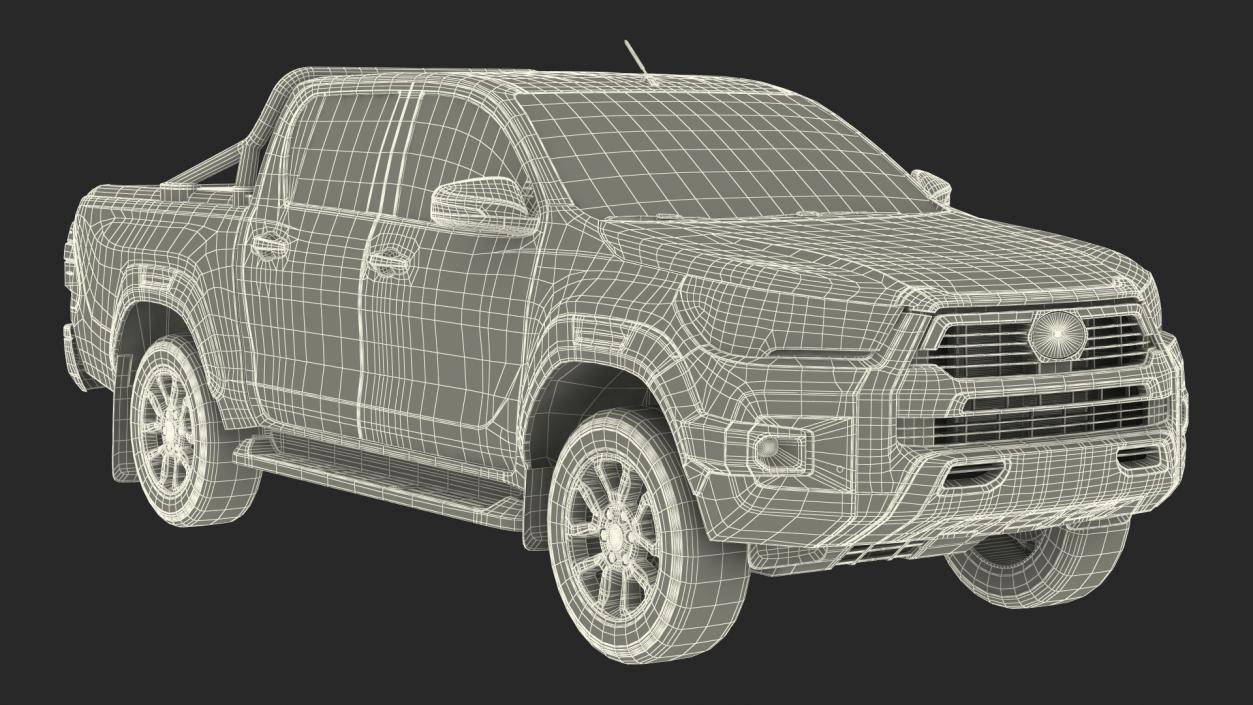 3D Mid Size Pickup Truck 2022