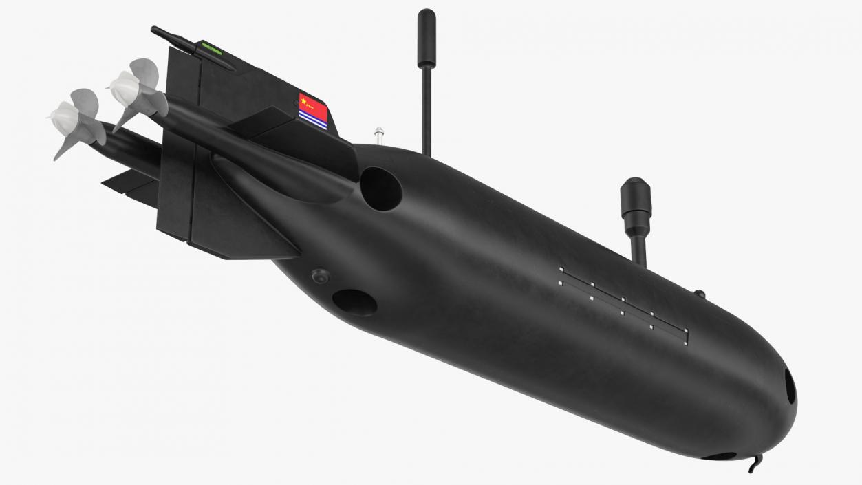 3D HSU 001 Chinese Submarine Drone