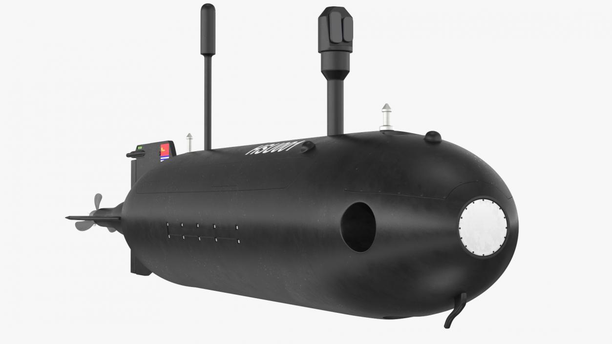 3D HSU 001 Chinese Submarine Drone