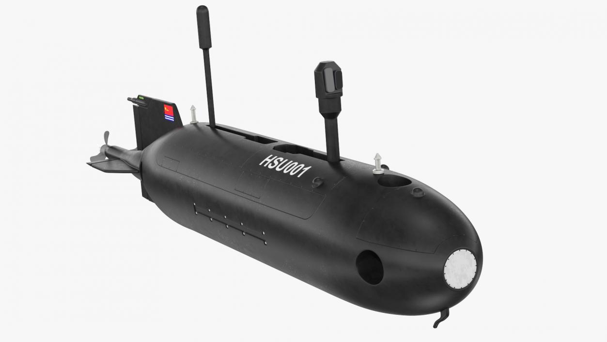 3D HSU 001 Chinese Submarine Drone